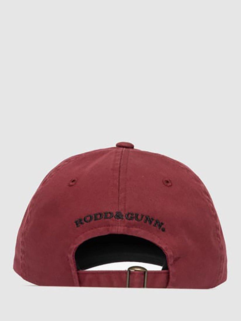 Product image 3 of 4, which shows Rodd & Gunn Gunn Cotton Cap, Burgundy, One Size