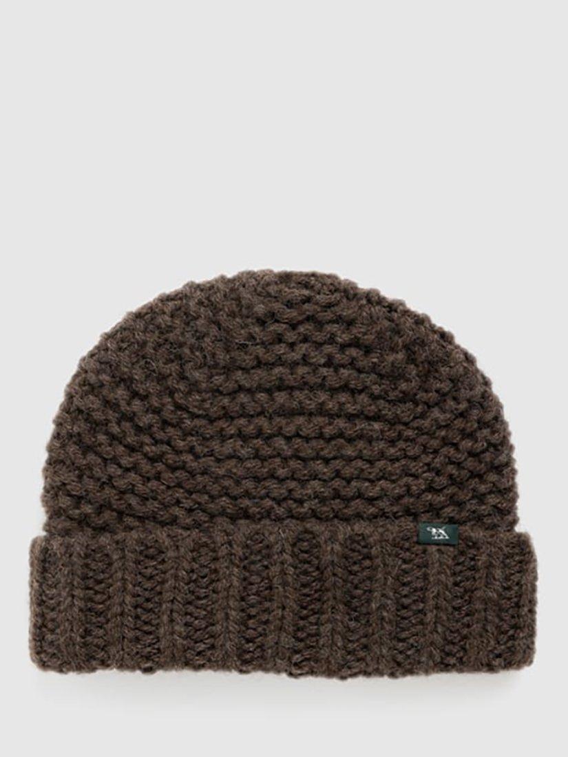 Product image 1 of 4, which shows Rodd & Gunn Winton Wool Beanie, Mud, One Size