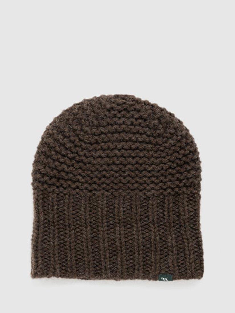 Product image 3 of 4, which shows Rodd & Gunn Winton Wool Beanie, Mud, One Size