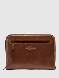 Rodd & Gunn Picton Large Leather File, Cognac, Cognac