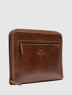Rodd & Gunn Picton Medium Leather File, Cognac - view 2, Cognac