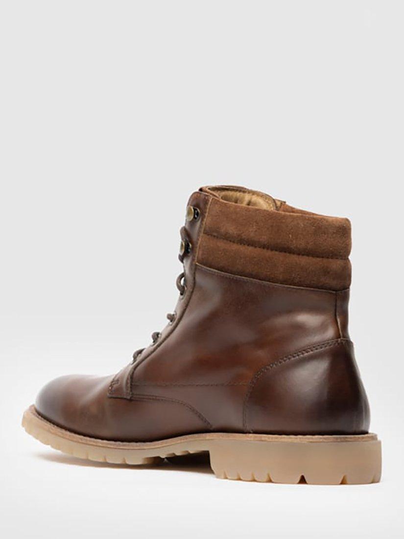 Product image 3 of 10, which shows Rodd & Gunn Clearbrooke Leather Military Boot, Coffee, 6