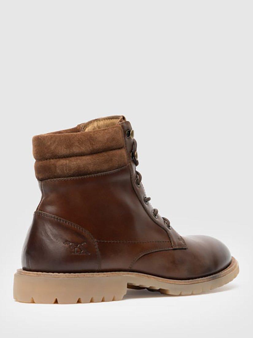 Product image 10 of 10, which shows Rodd & Gunn Clearbrooke Leather Military Boot, Coffee, 6