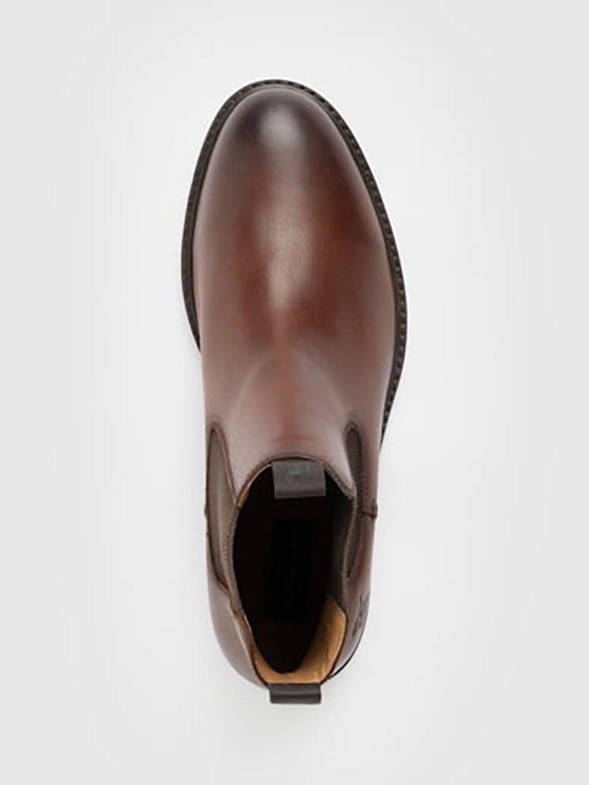 Product image 6 of 10, which shows Rodd & Gunn Granity Leather Chelsea Boots, Cognac, 6