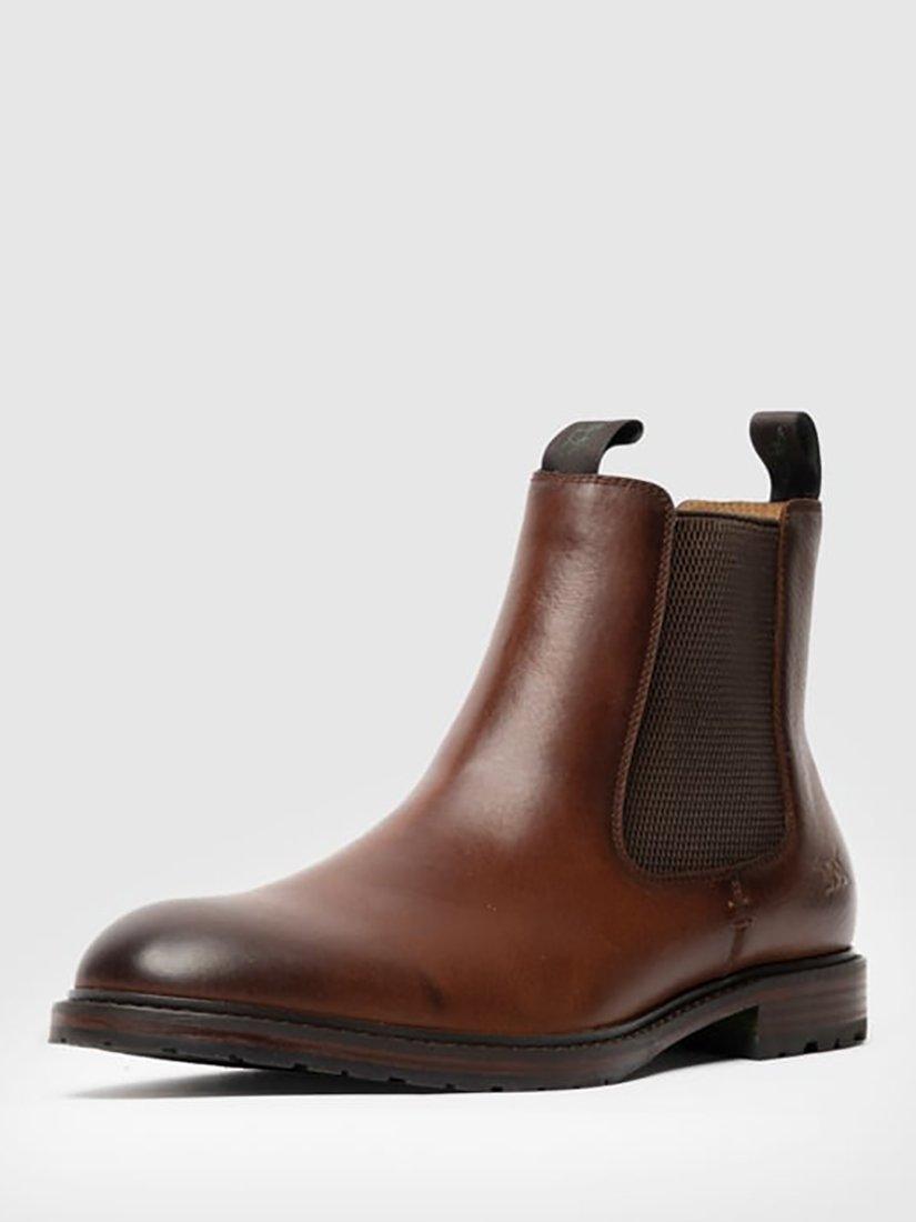 Product image 9 of 10, which shows Rodd & Gunn Granity Leather Chelsea Boots, Cognac, 6