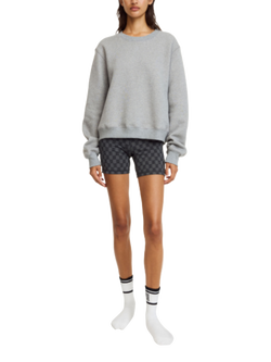 By Malene Birger Siola Monogram Sports Shorts, Grey, Grey