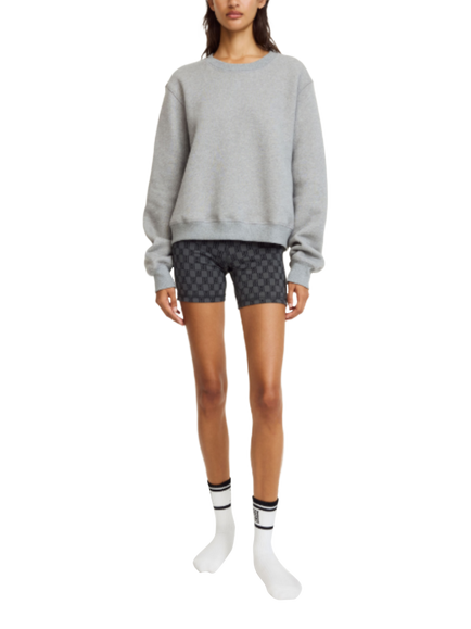By Malene Birger Siola Monogram Sports Shorts, Grey, Grey