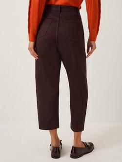 Monsoon Leah Barrel Jeans, Chocolate - view 2, Chocolate