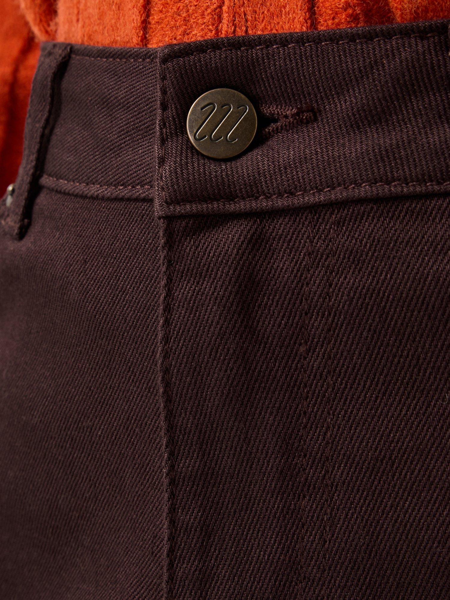 Product image 4 of 5, which shows Monsoon Leah Barrel Jeans, Chocolate, 18