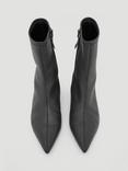 HUSH Leather Sock Heeled Boots