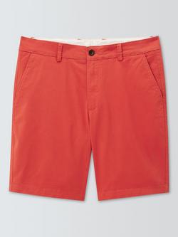 John Lewis Stretch Cotton Chino Shorts, Chilli