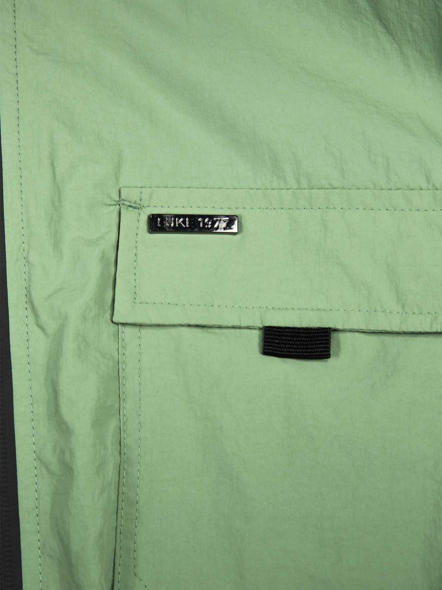 Product image 7 of 7, which shows LUKE 1977 Denver Hooded Jacket, Sage, S