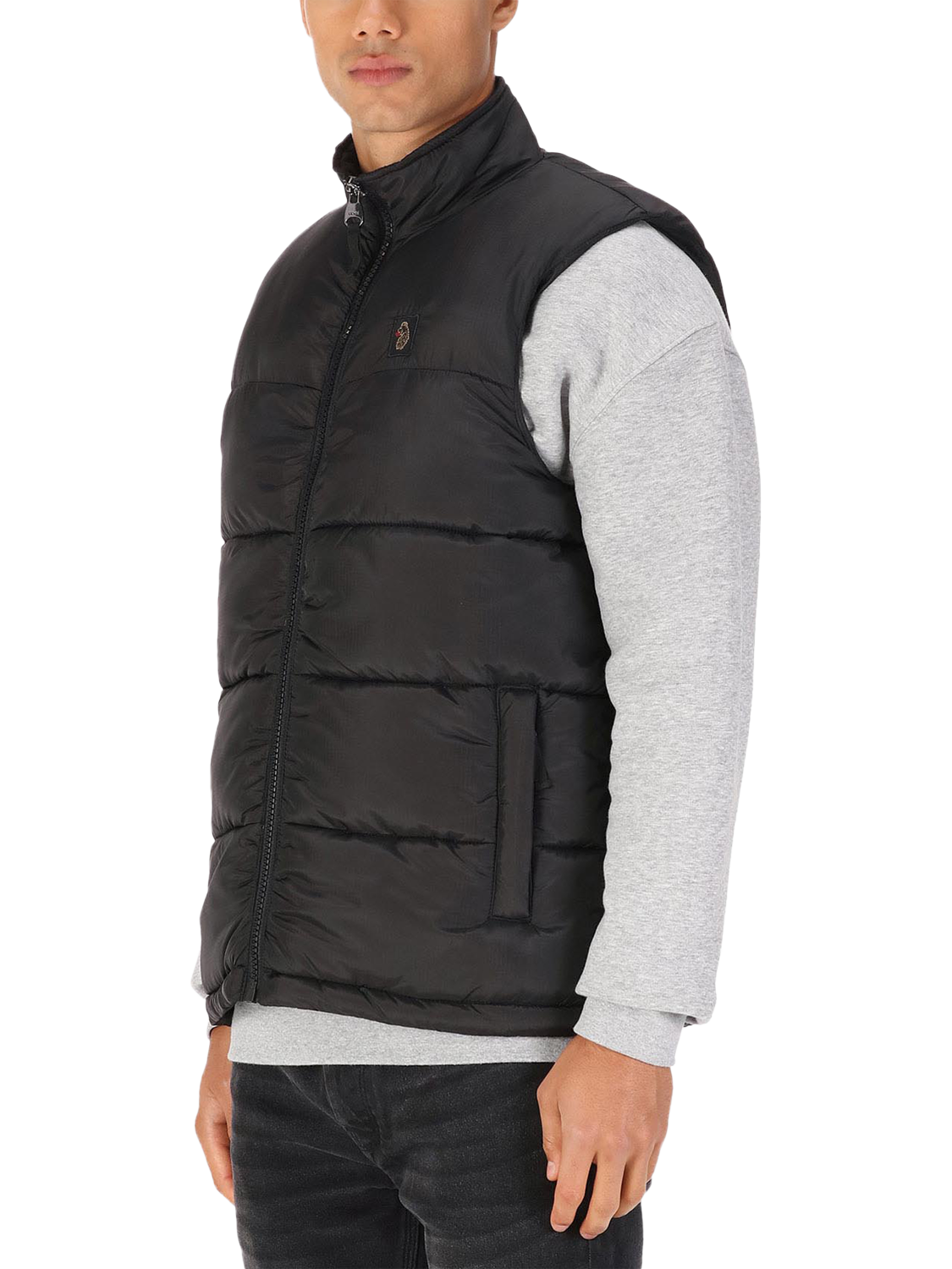 Product image 3 of 6, which shows LUKE 1977 Ataka Padded Gilet, Black, S