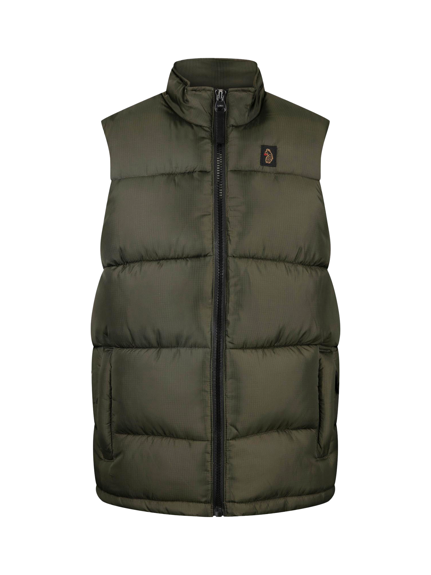 Product image 4 of 7, which shows LUKE 1977 Ataka Padded Gilet, Dark Green, S