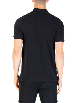 LUKE 1977 New Mead Cotton Polo Shirt - view 2, Black