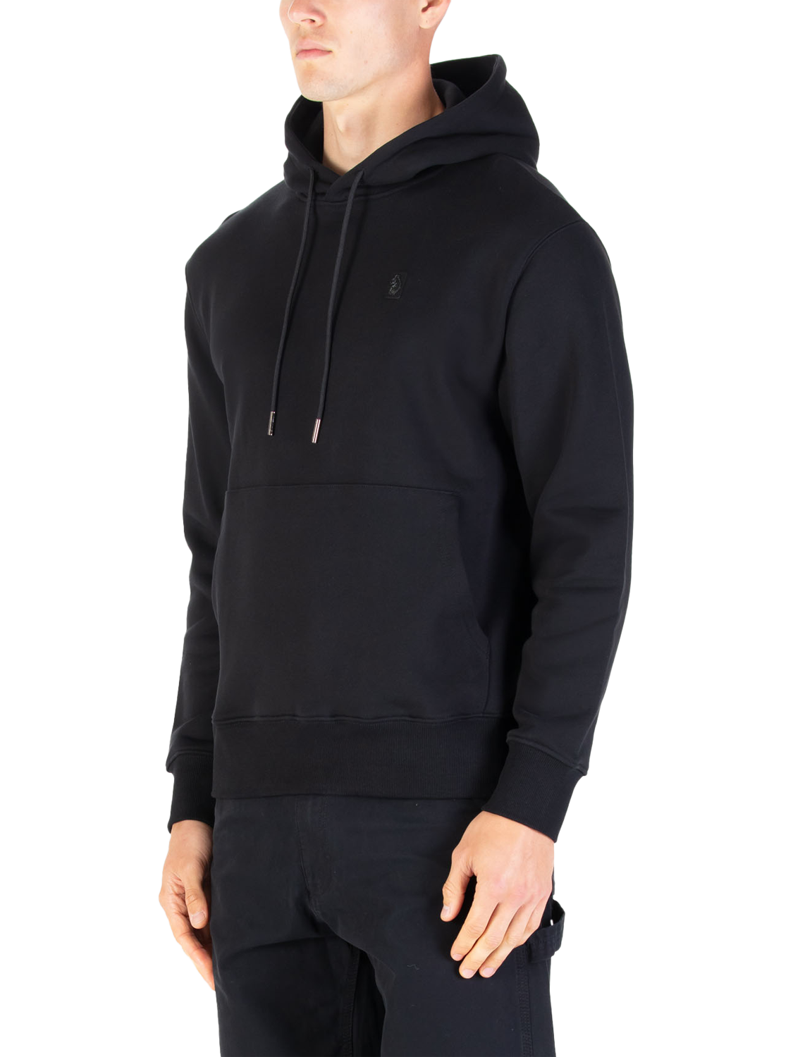Product image 3 of 7, which shows LUKE 1977 Anderson Cotton Hoodie, Black, S