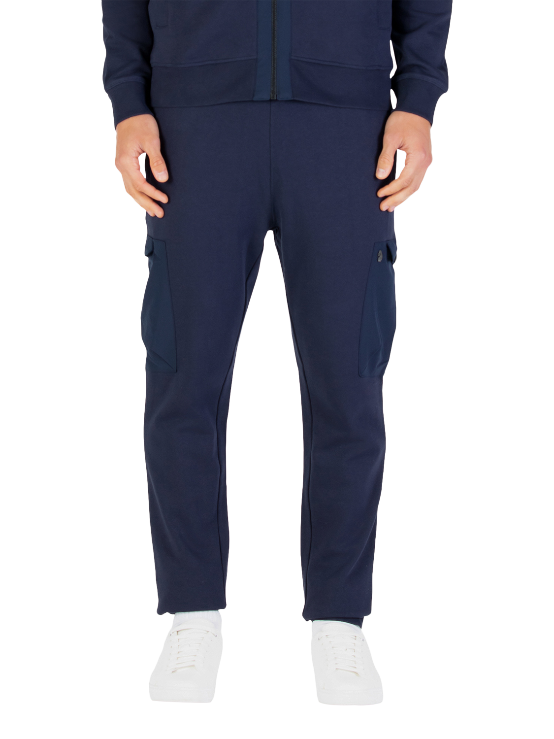 Product image 1 of 8, which shows LUKE 1977 Ealing 1000 Cotton Joggers, Dark Navy, S