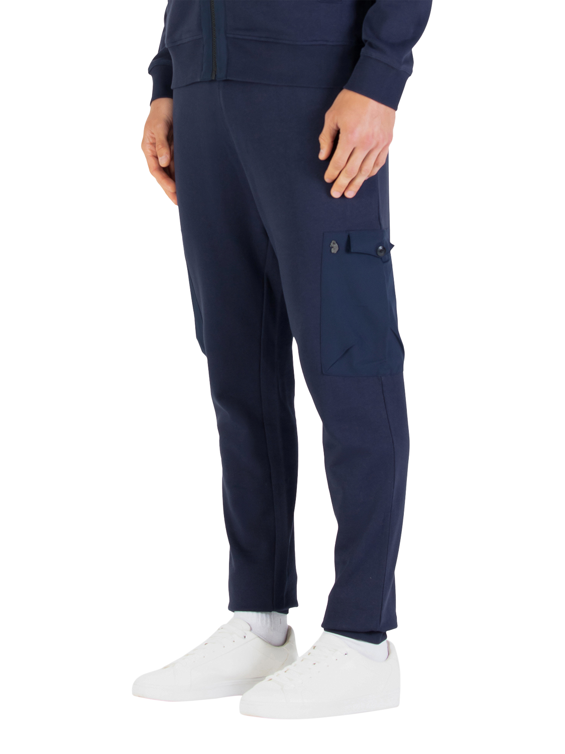 Product image 3 of 8, which shows LUKE 1977 Ealing 1000 Cotton Joggers, Dark Navy, S