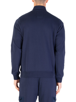 LUKE 1977 Sutton Zip-Through Sweatshirt, Dark Navy - view 2, Dark Navy