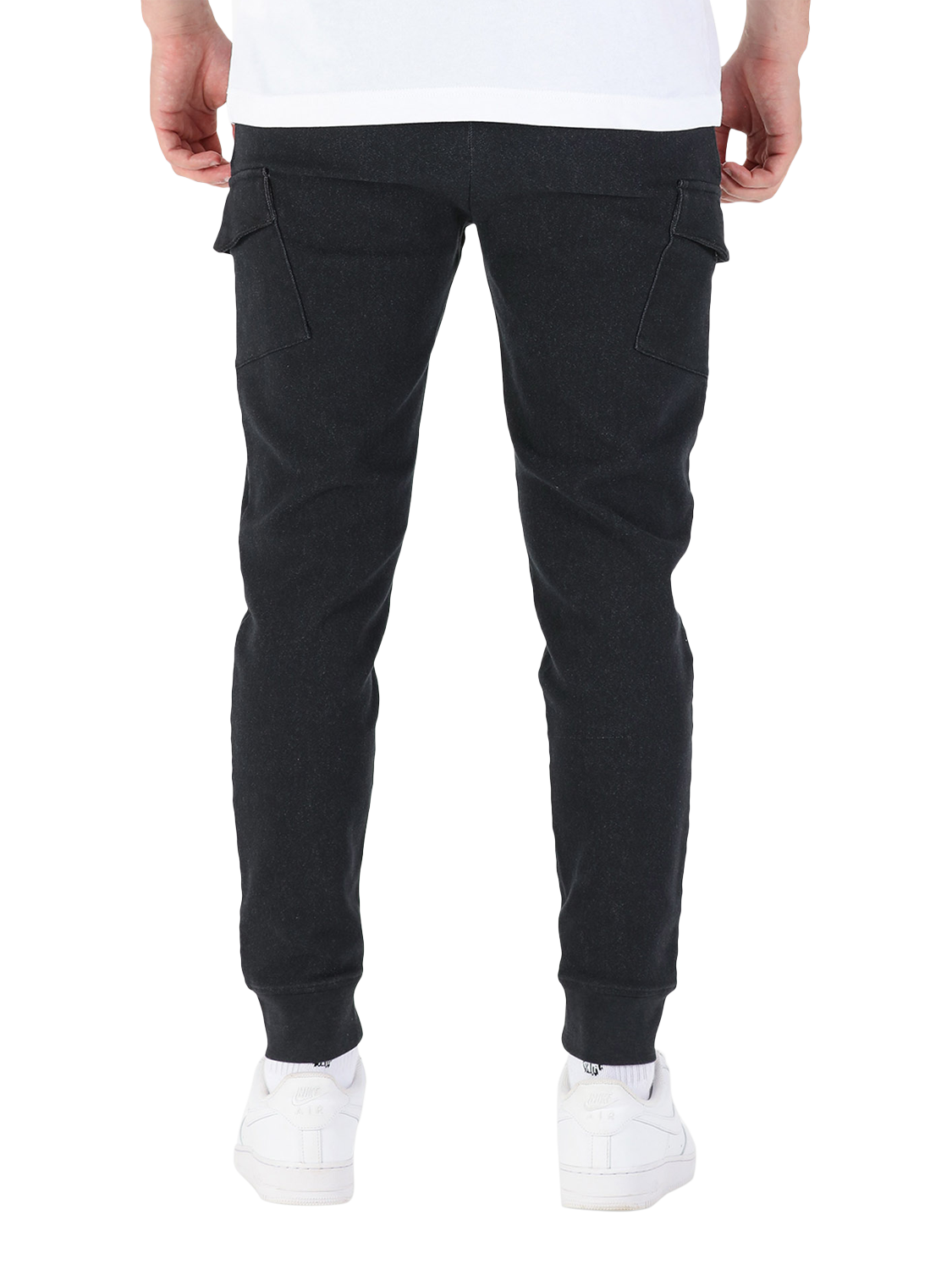 Product image 2 of 8, which shows LUKE 1977 Jondal Uncuffed Joggers, Dark Charcoal, S