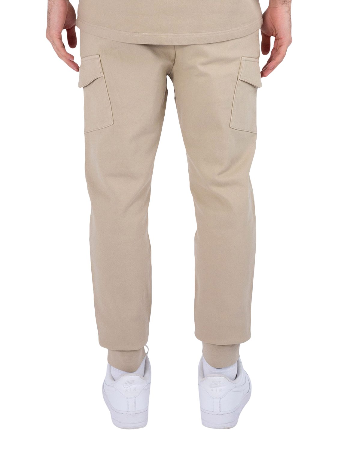 Product image 2 of 8, which shows LUKE 1977 Jondal Uncuffed Joggers, Stone, S