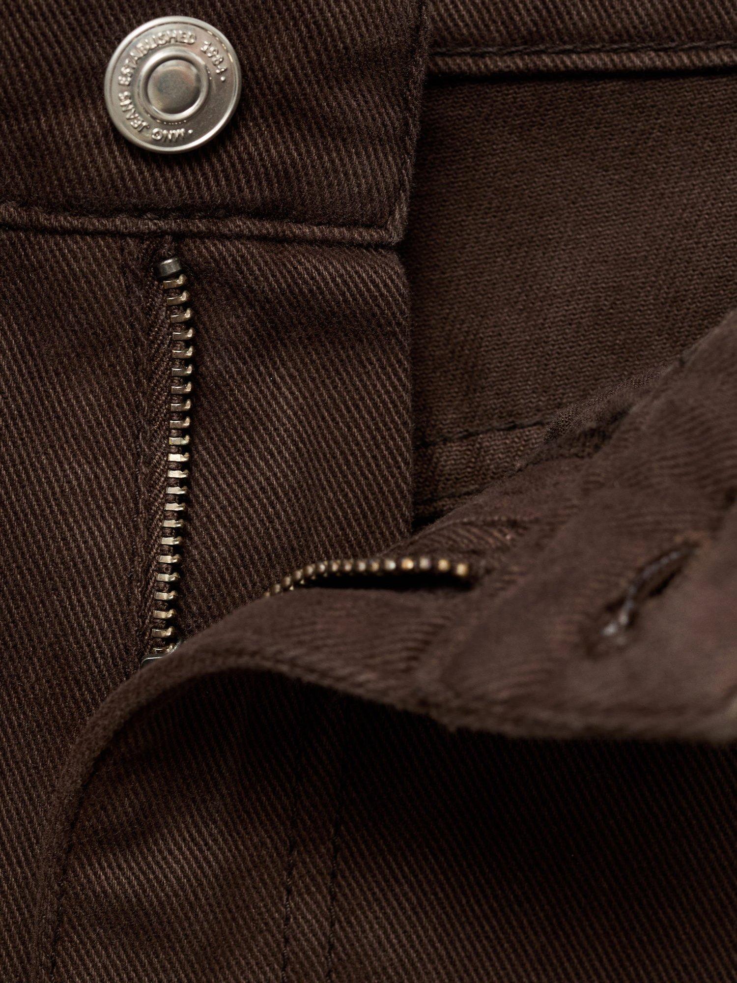 Product image 8 of 8, which shows Mango Charlot Mid Rise Balloon Jeans, Dark Brown, 6