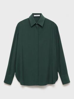 Mango Lima Long Sleeve Shirt, Bright Green, Bright Green