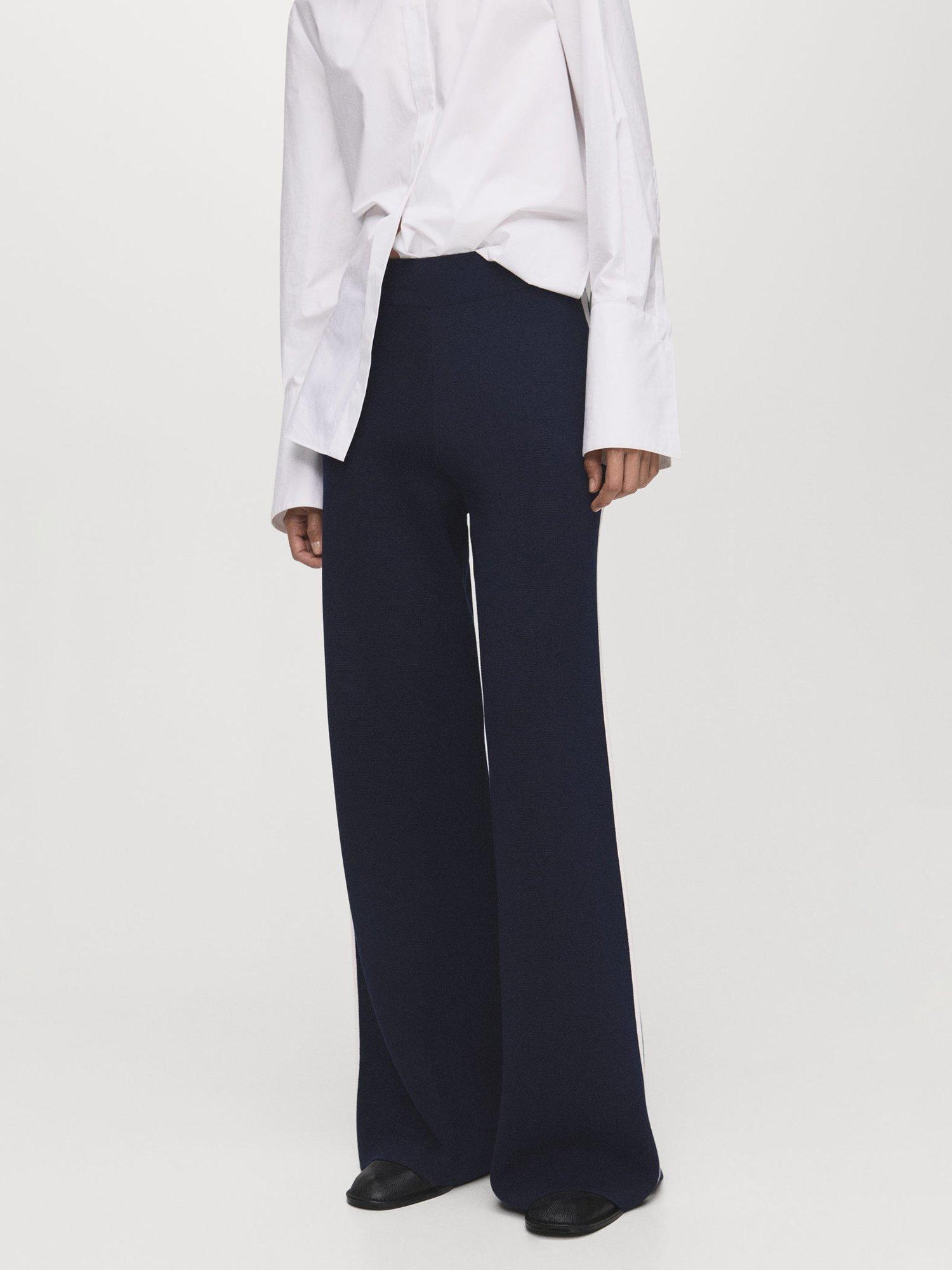 Product image 1 of 8, which shows Mango Roma Joggers, Navy, L