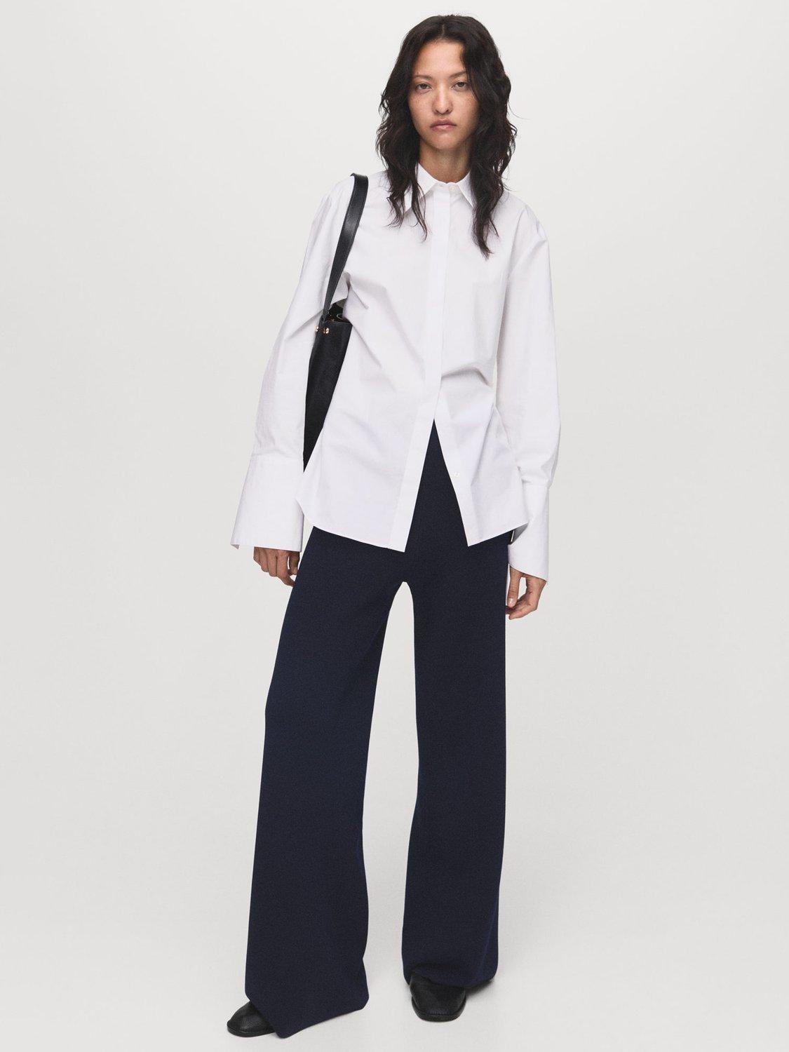 Product image 2 of 8, which shows Mango Roma Joggers, Navy, L