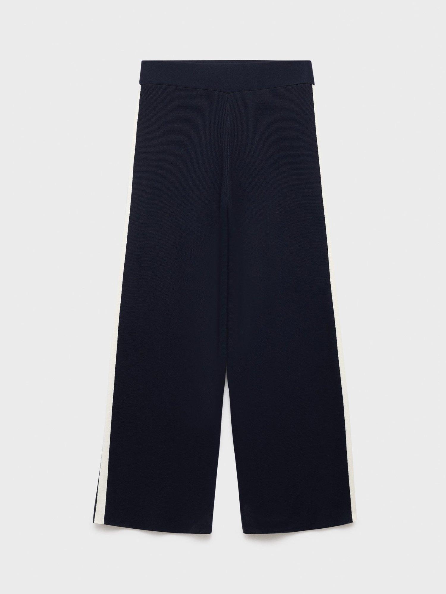 Product image 3 of 8, which shows Mango Roma Joggers, Navy, L