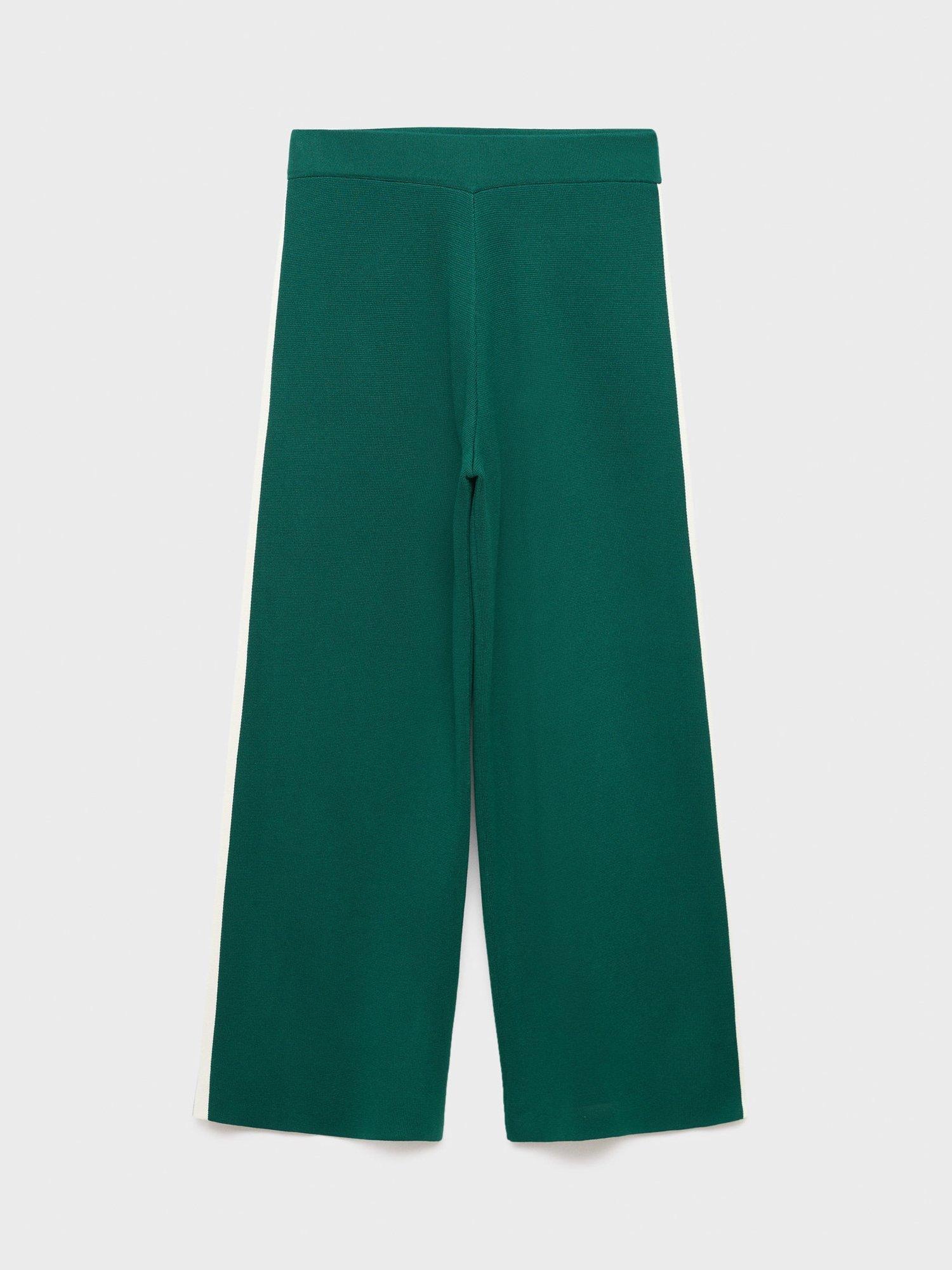 Product image 3 of 8, which shows Mango Roma Joggers, Dark Green, L