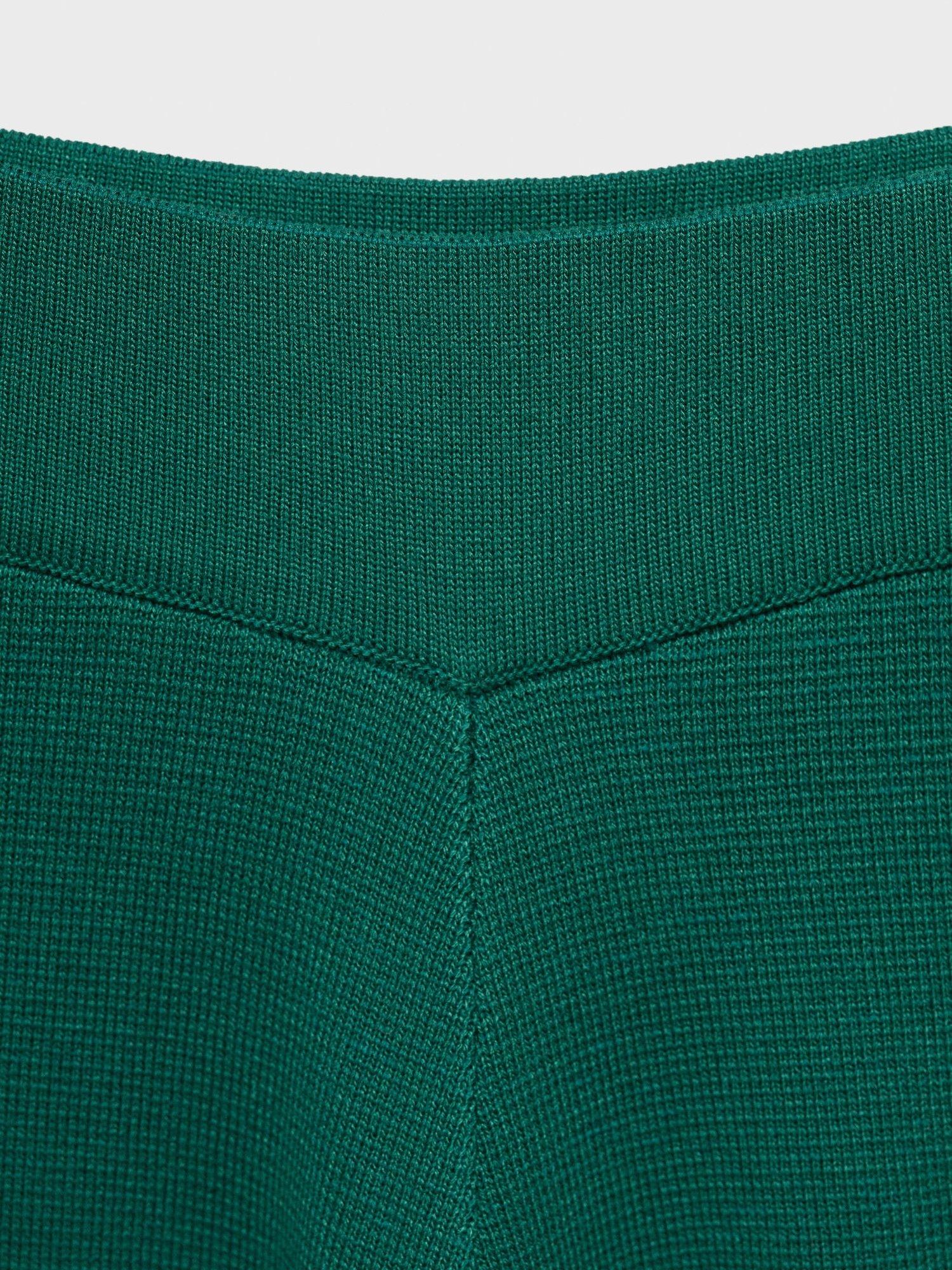 Product image 8 of 8, which shows Mango Roma Joggers, Dark Green, L