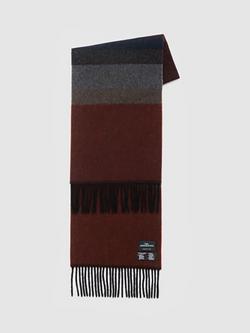 Rodd & Gunn Wool Jacks Point Rectangular Scarf, Grigio Port