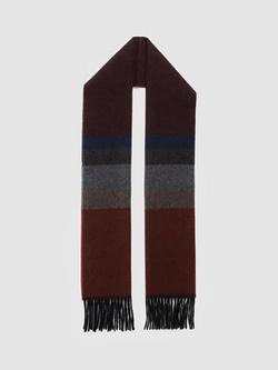 Rodd & Gunn Wool Jacks Point Rectangular Scarf - view 2, Grigio Port