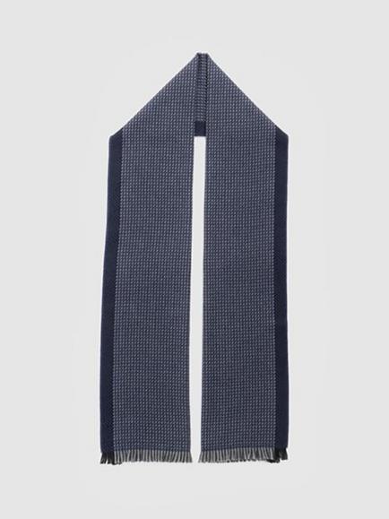 Rodd & Gunn Wool Dunedin Scarf - view 2, Sea