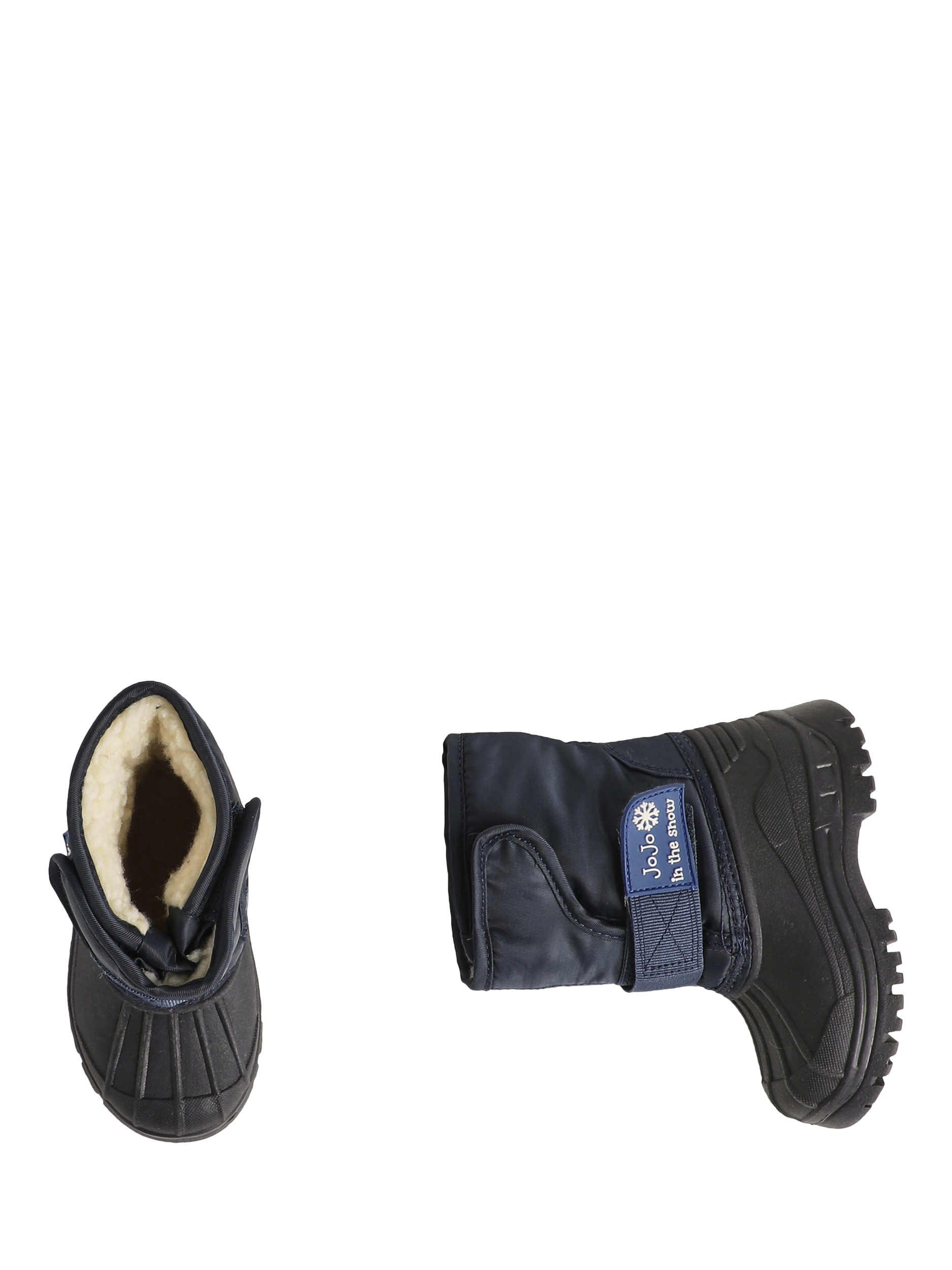 Product image 4 of 4, which shows JoJo Maman Bébé Kids' Alpine Snow Boots, Navy, EU21