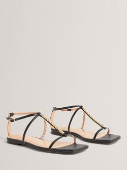 Ted Baker Laarisa Crystal T-Bar Sandals, Black - view 2, Black