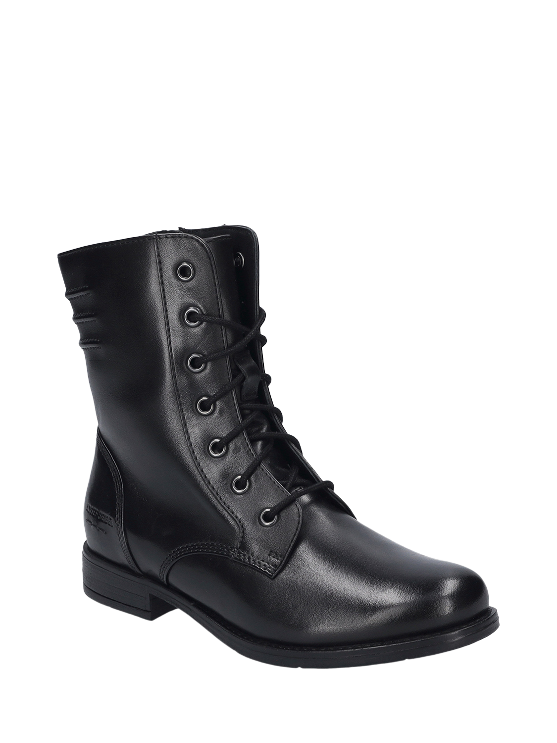 Product image 3 of 5, which shows Josef Seibel Simona 01 Leather Ankle Boots, Black, 3