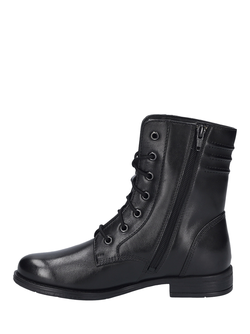 Product image 4 of 5, which shows Josef Seibel Simona 01 Leather Ankle Boots, Black, 3