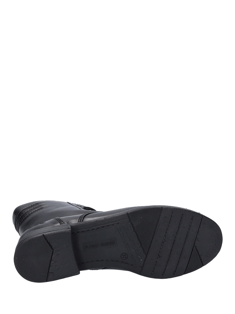 Product image 5 of 5, which shows Josef Seibel Simona 01 Leather Ankle Boots, Black, 3