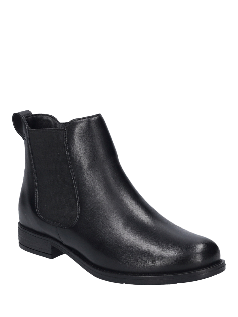 Product image 3 of 5, which shows Josef Seibel Simona 03 Leather Chelsea Boots, Black, 7
