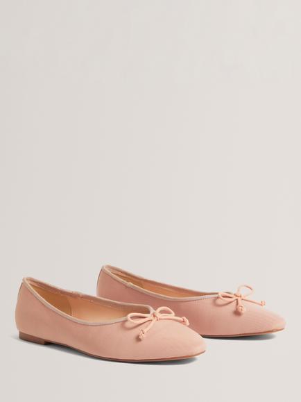 Ted Baker Merila Ballerina Pumps. Pink - view 2, Pink