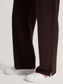 Ted Baker Bailly Branded Stripe Leather Trainers, White/Multi - view 2, White/Multi