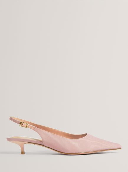 Ted Baker Kitina Kitten Heel Court Shoes, Pink, Pink