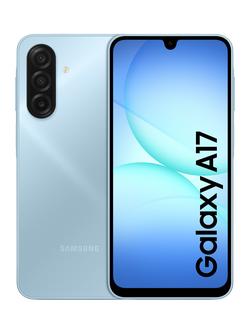 Samsung Galaxy A17 Smartphone, Android, 6.7”, 4GB RAM, SIM Free, 128GB, Light Blue