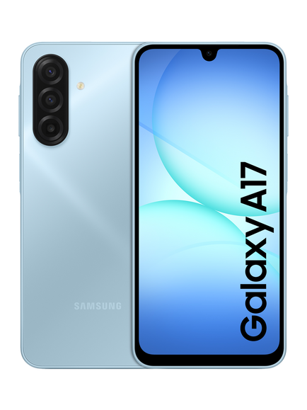 Samsung Galaxy A17 Smartphone, Android, 6.7”, 4GB RAM, SIM Free, 128GB, Light Blue