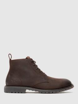 Rodd & Gunn Clearview Leather Chukka Boots, Redwood, Redwood