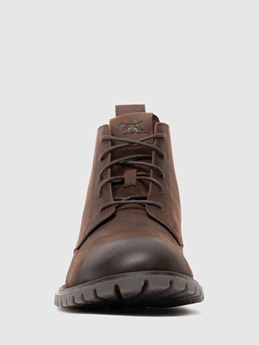 Product image 4 of 10, which shows Rodd & Gunn Clearview Leather Chukka Boots, Redwood, 6