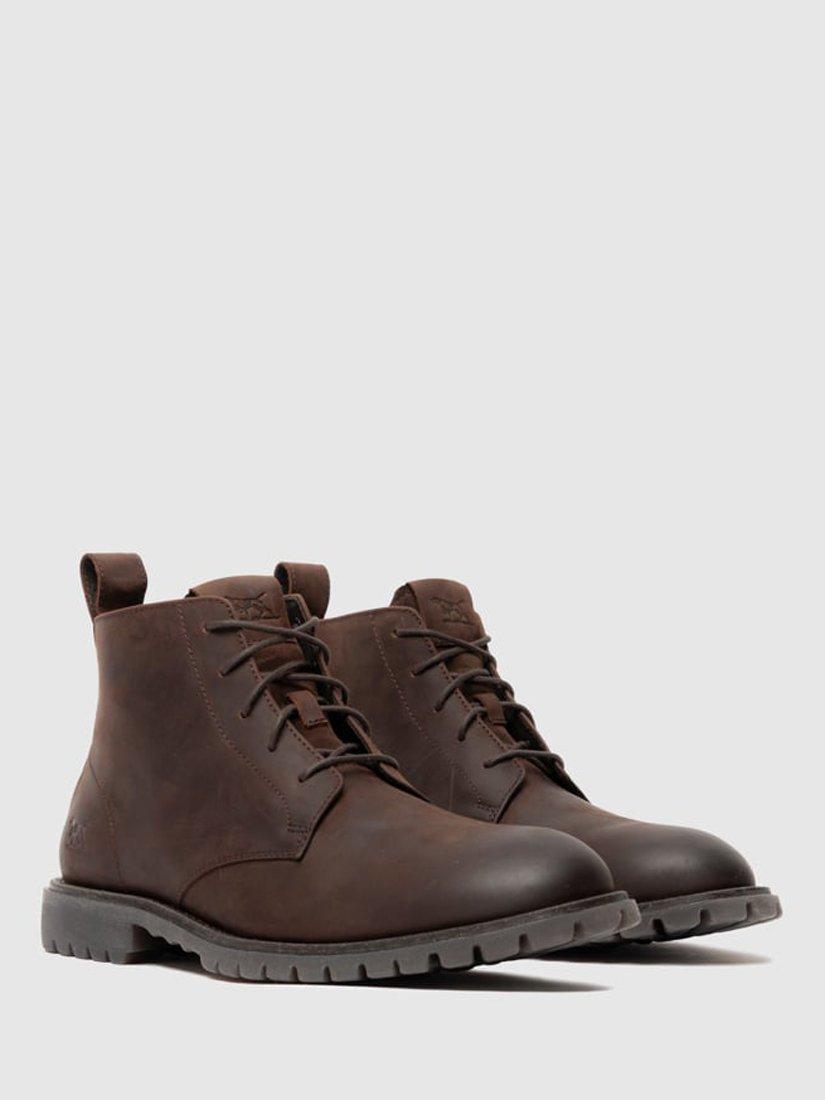 Product image 8 of 10, which shows Rodd & Gunn Clearview Leather Chukka Boots, Redwood, 6