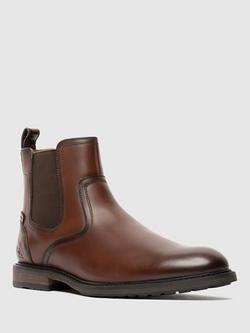 Rodd & Gunn Dargaville Leather Chelsea Boots, Redwood - view 2, Redwood